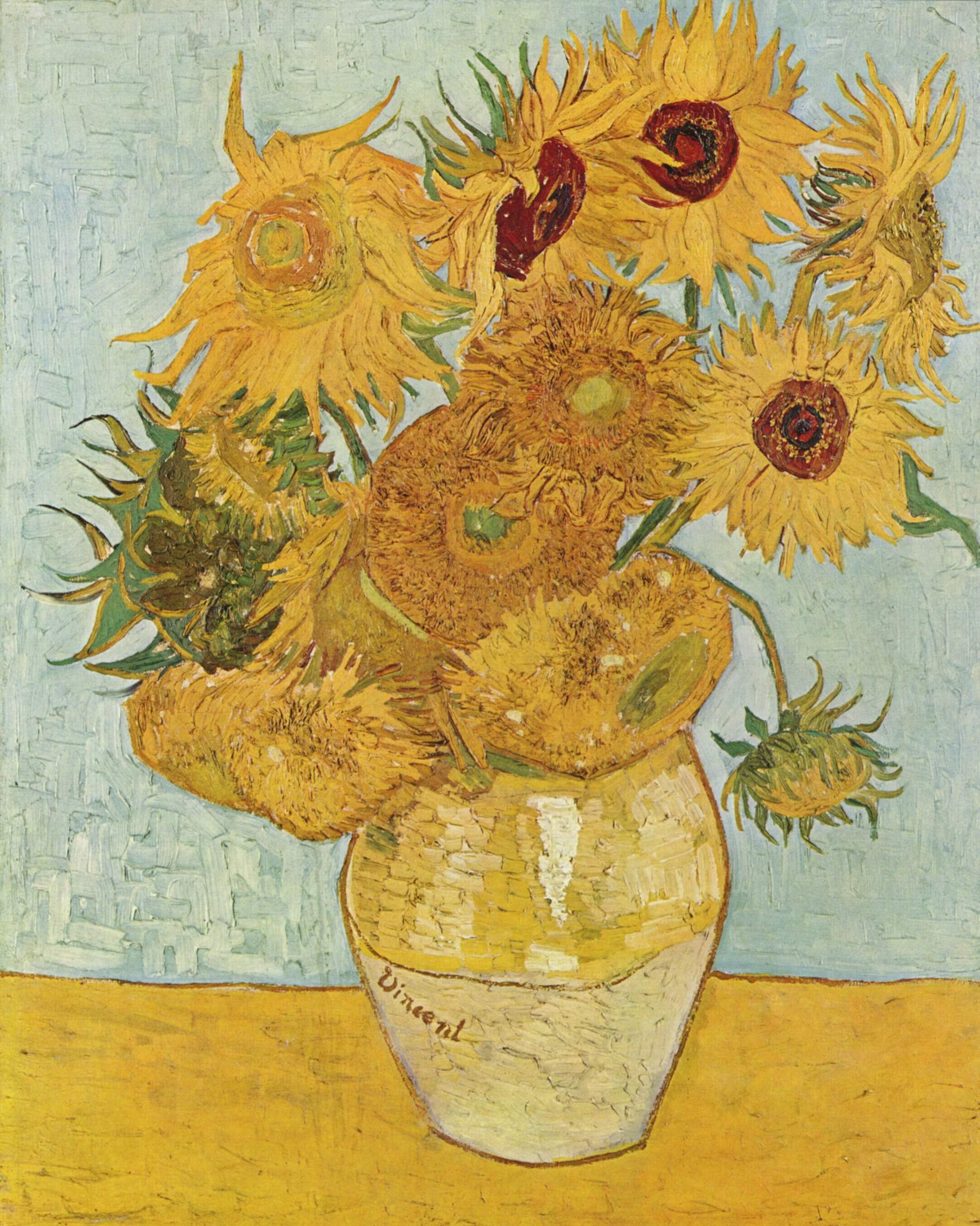 梵·高Vincent van Gogh – 向日葵Sunflowers, image size:2024x2531