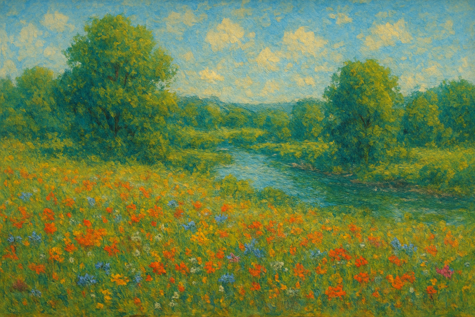 普桑、莫奈与塞尚的风景画：从理性秩序到感官与, image size:1536x1024