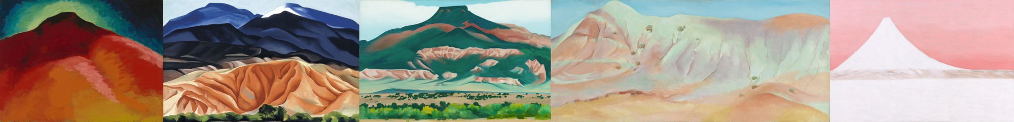 仁者乐山·Georgia O'Keeffe 欧姬芙作品简析